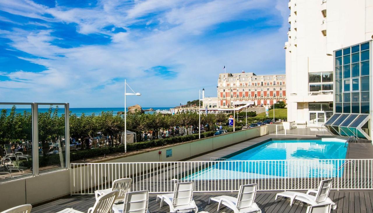 Superbe studio face à la mer accès direct plage Biarritz Exterior foto